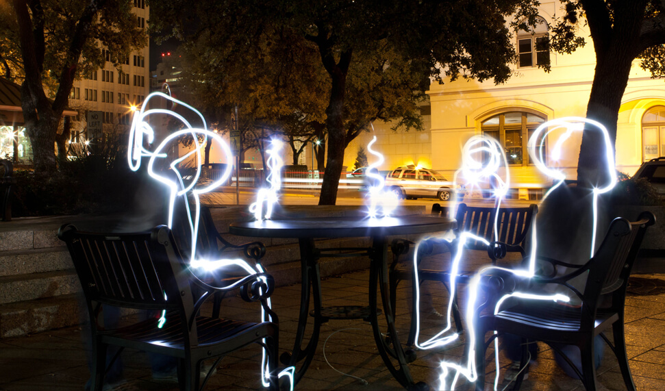 light painting photography