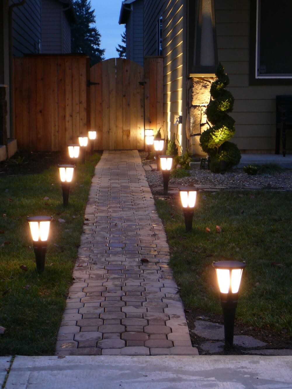 walkway lighting ideas