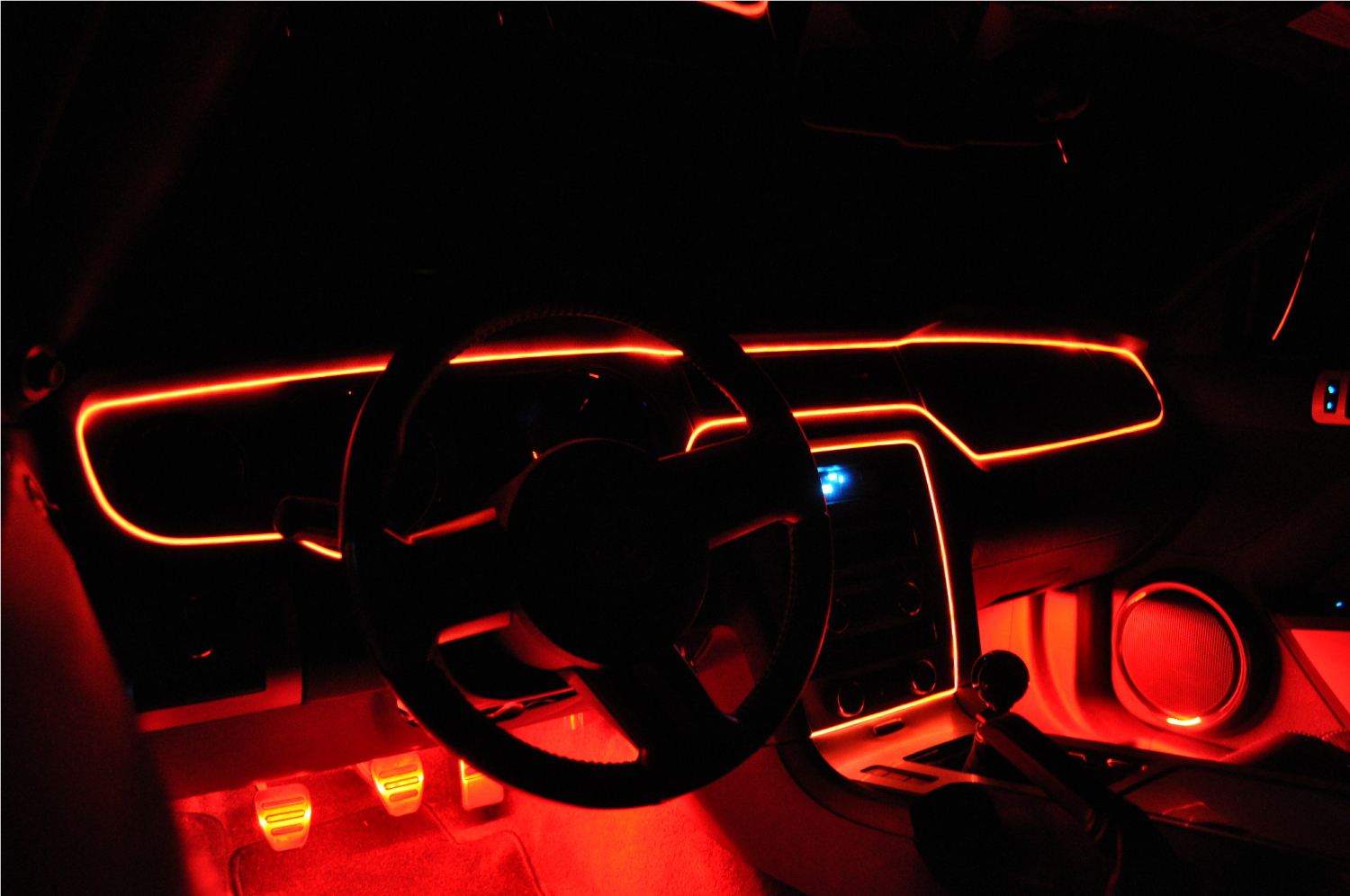 modified car interior lighting