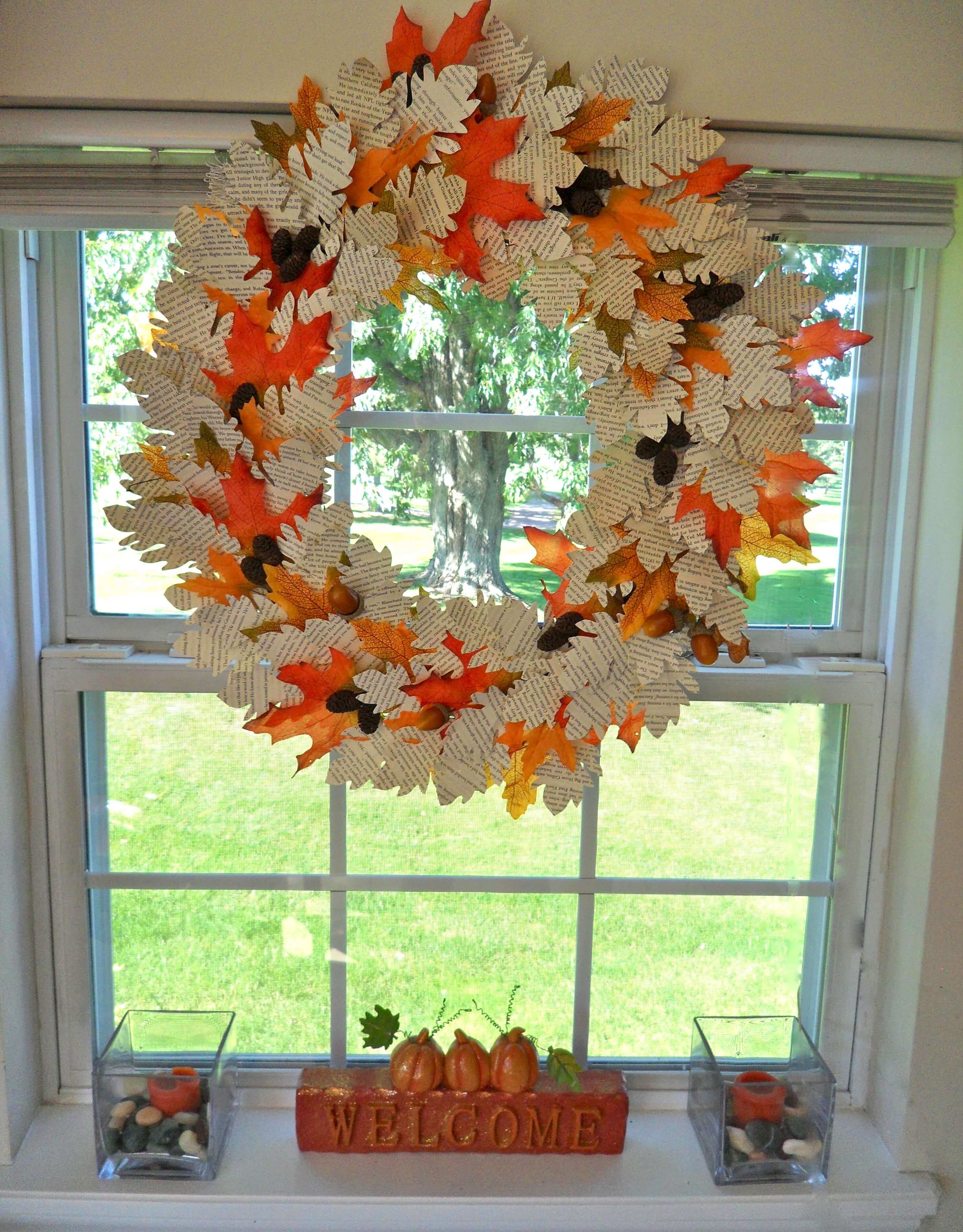 DIY thanksgiving wreaths 