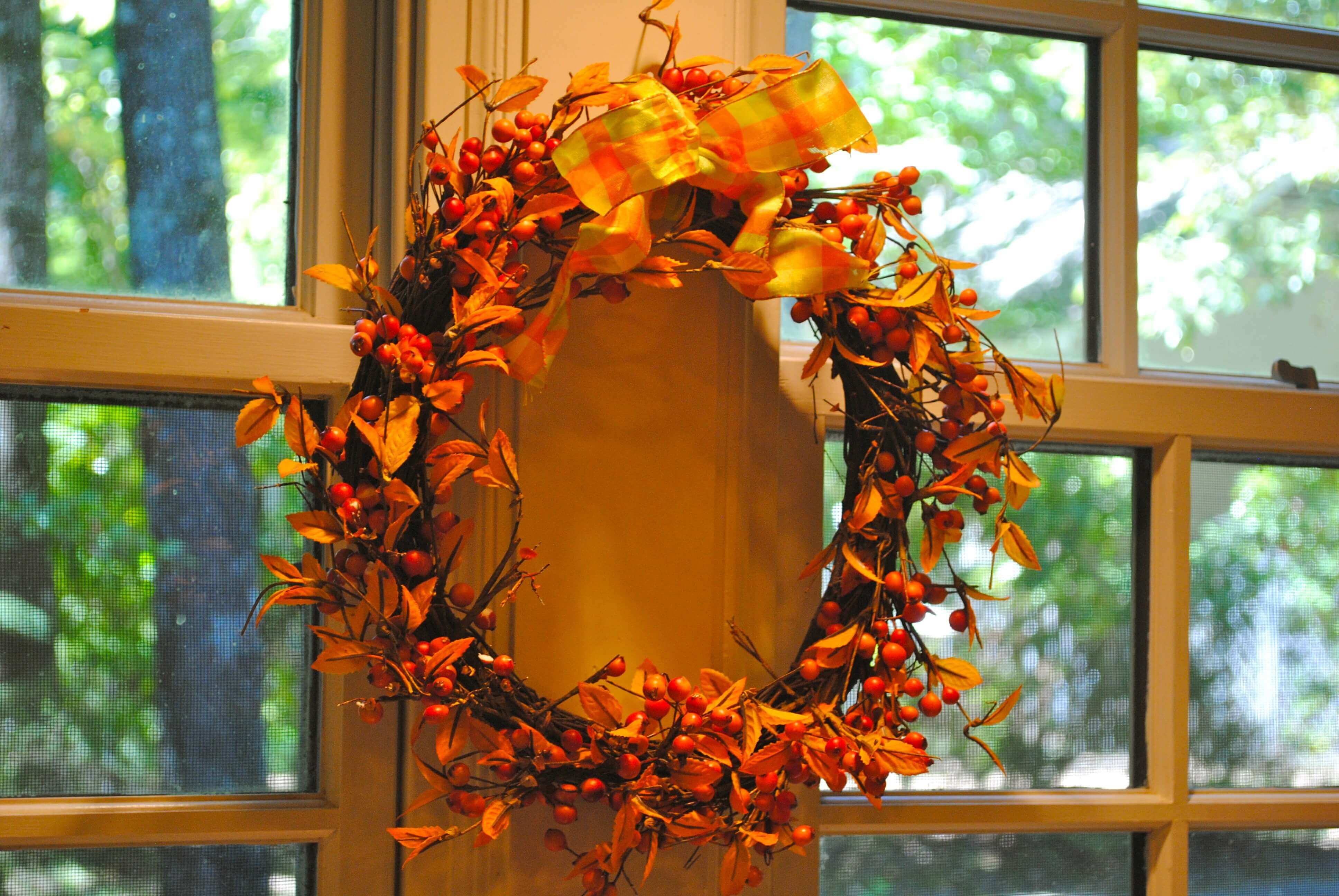 Beautiful Thanksgiving Wreath 