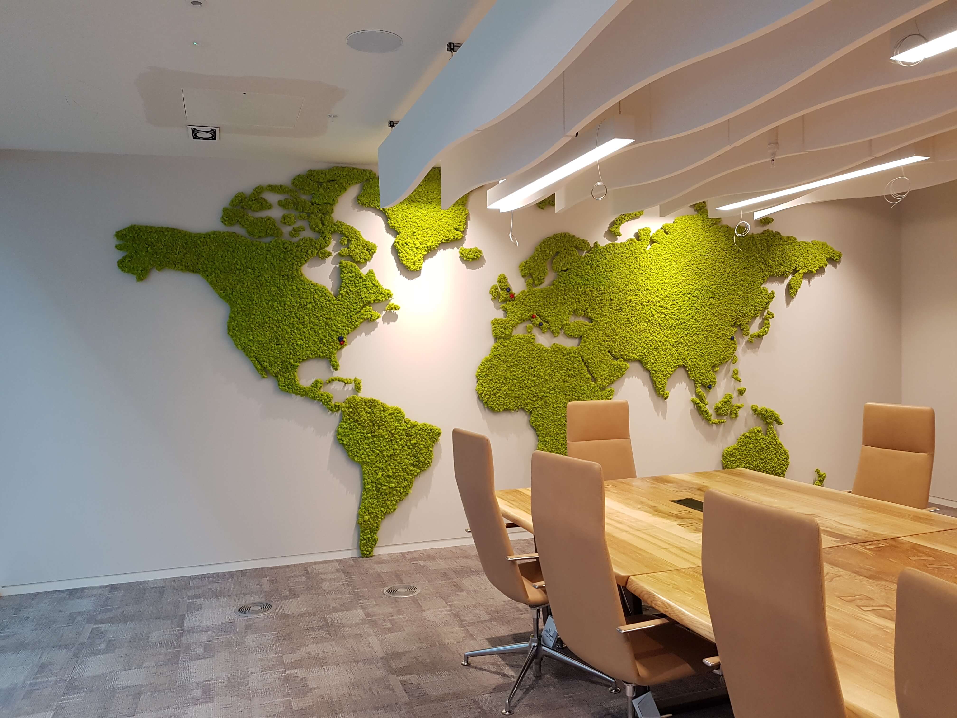 office wall design: World Map