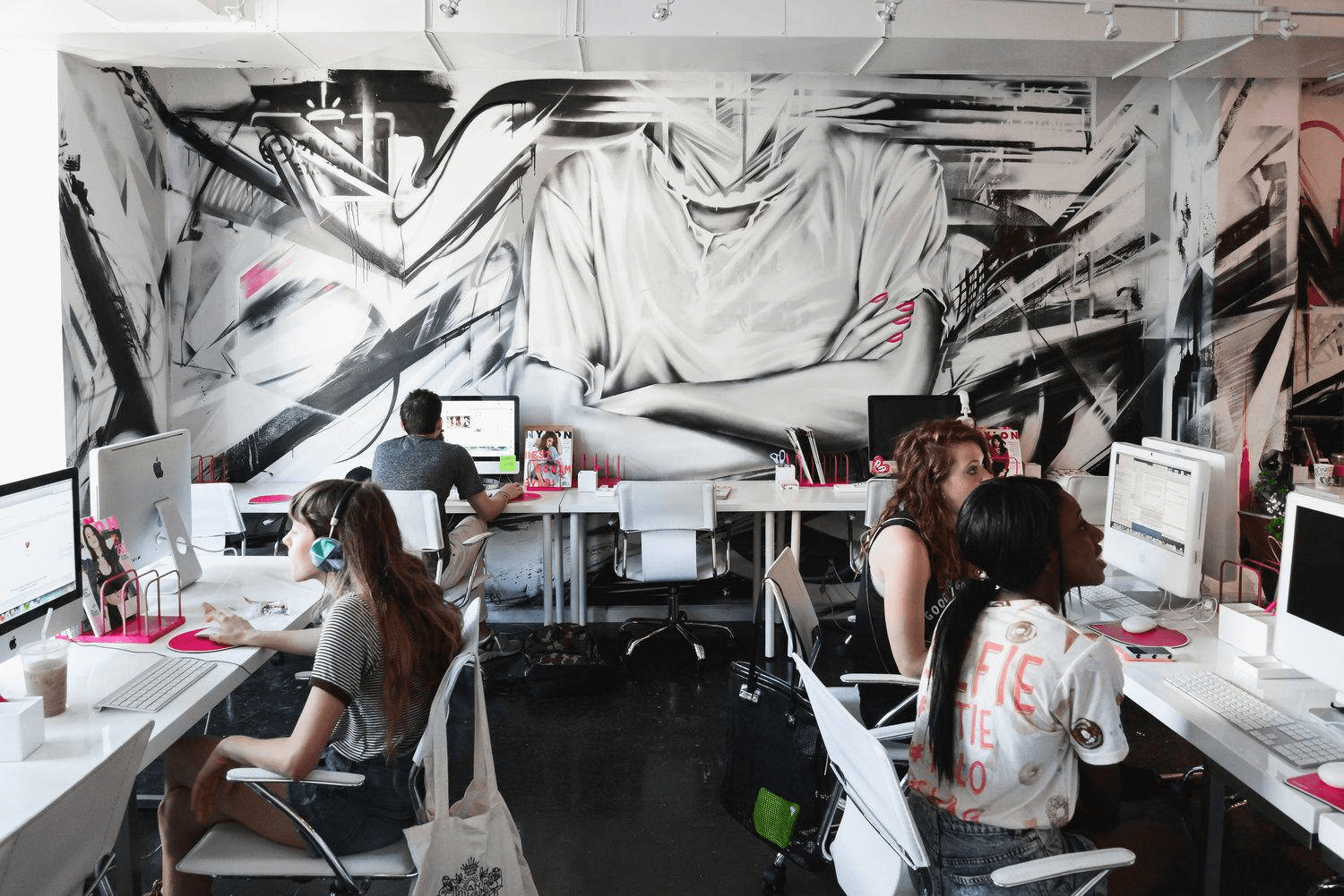 office wall design: Fashion as Art