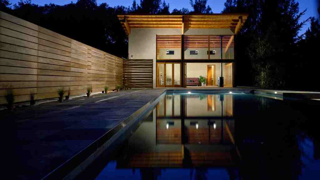 A Scandinavian Pool House