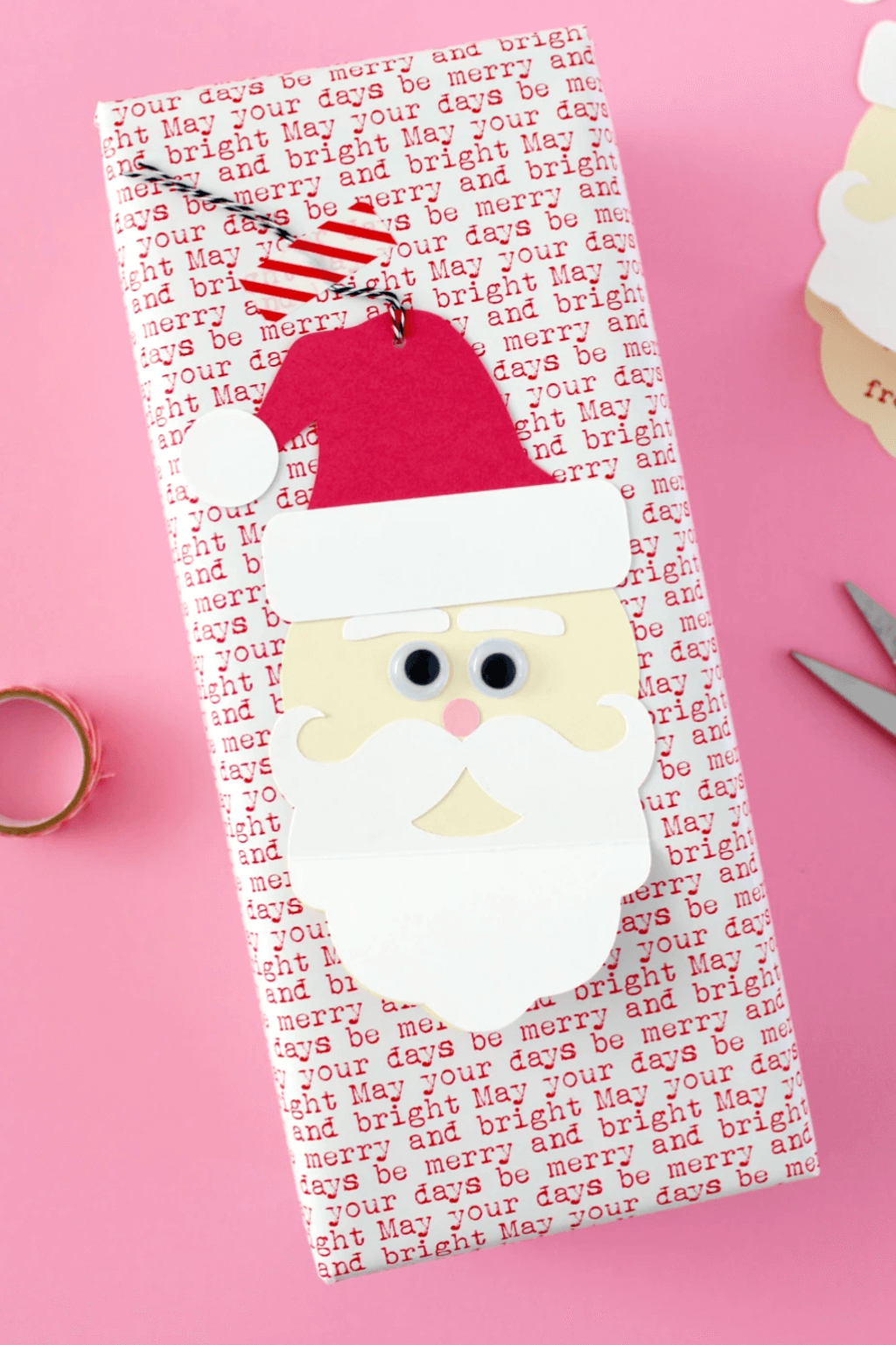 Cute Santa Claus Card Idea