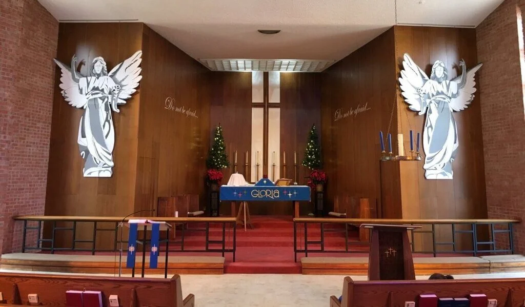 christmas church decorations