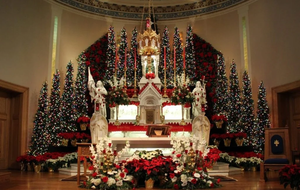 christmas church decorations ideas