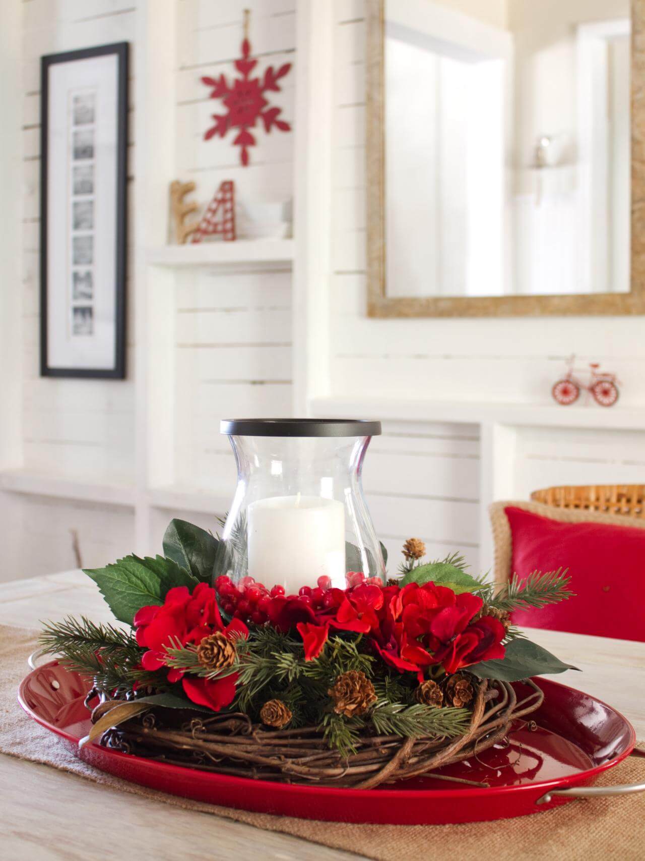 christmas table decoration