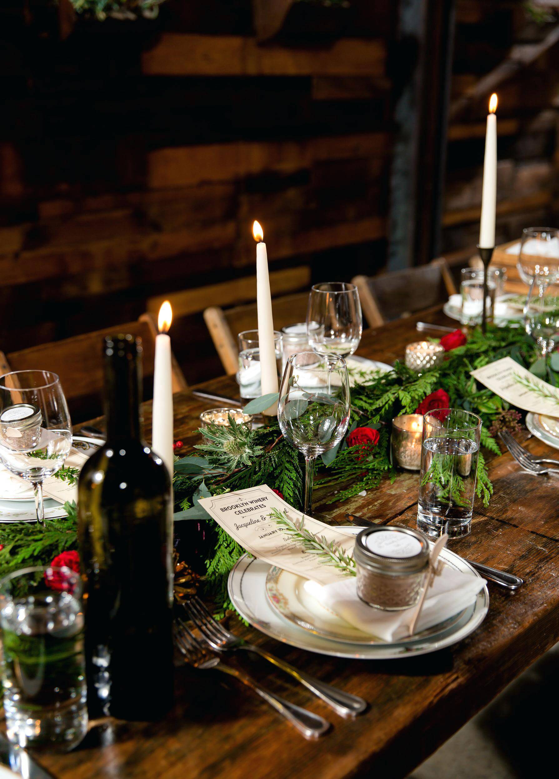 christmas table decoration