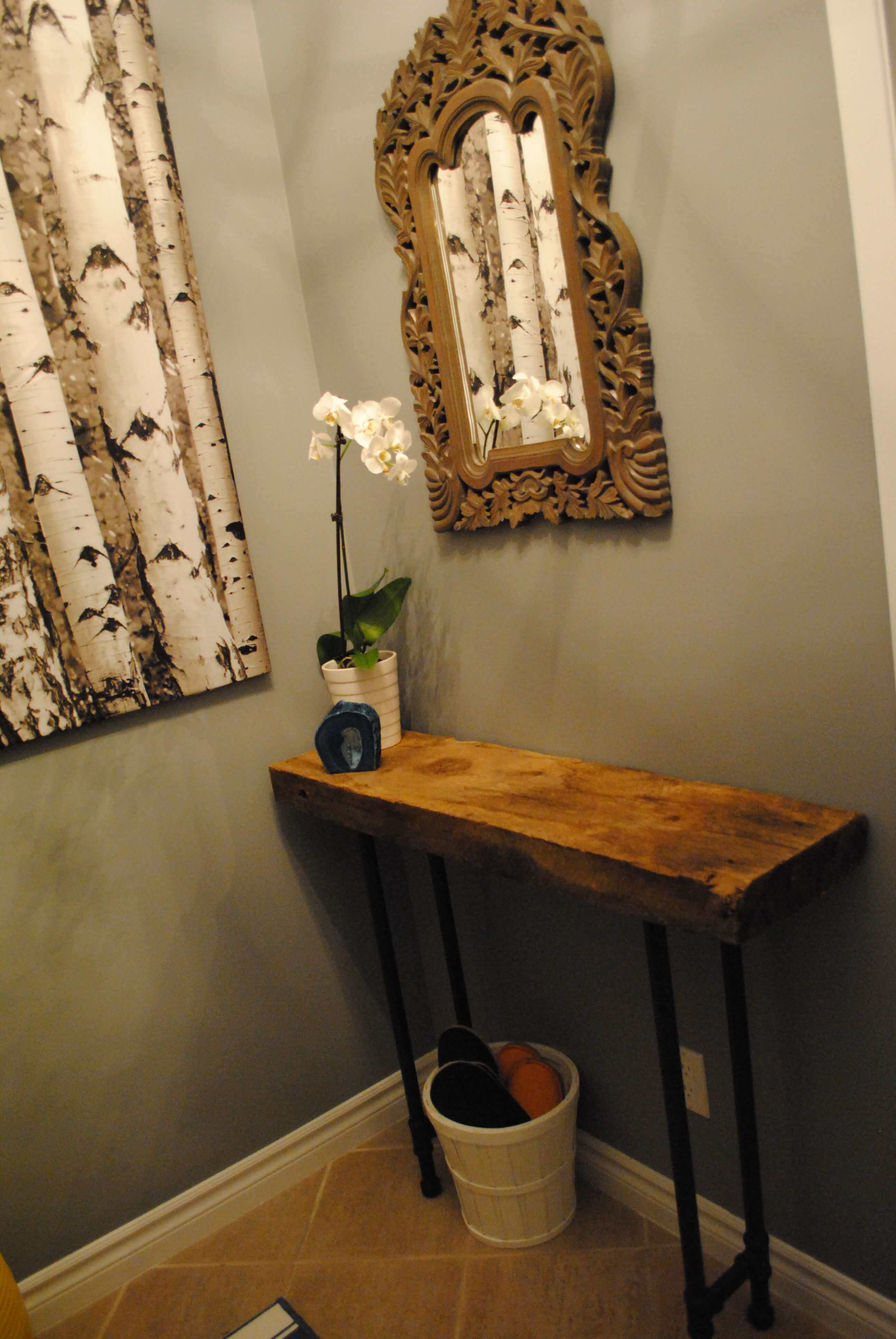 diy entry table