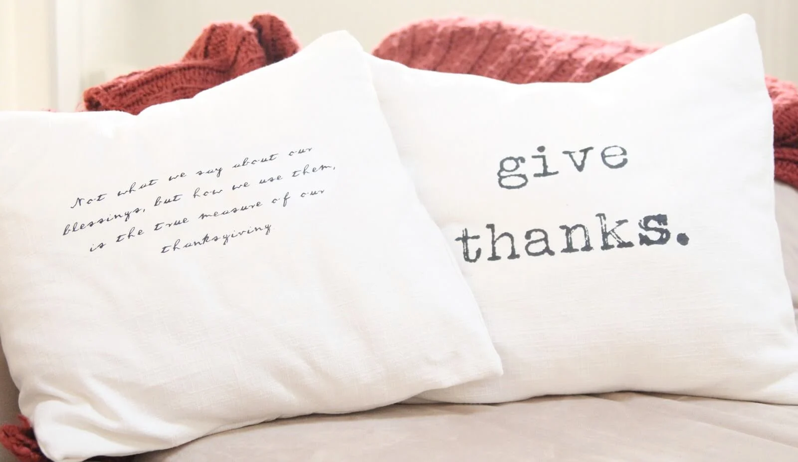 diy thanksgiving pillows