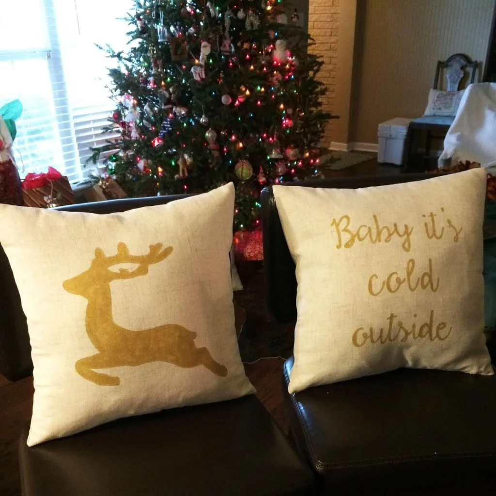 diy christmas pillows