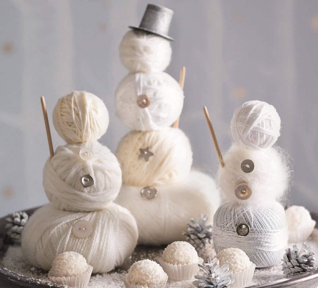 diy white christmas decorations