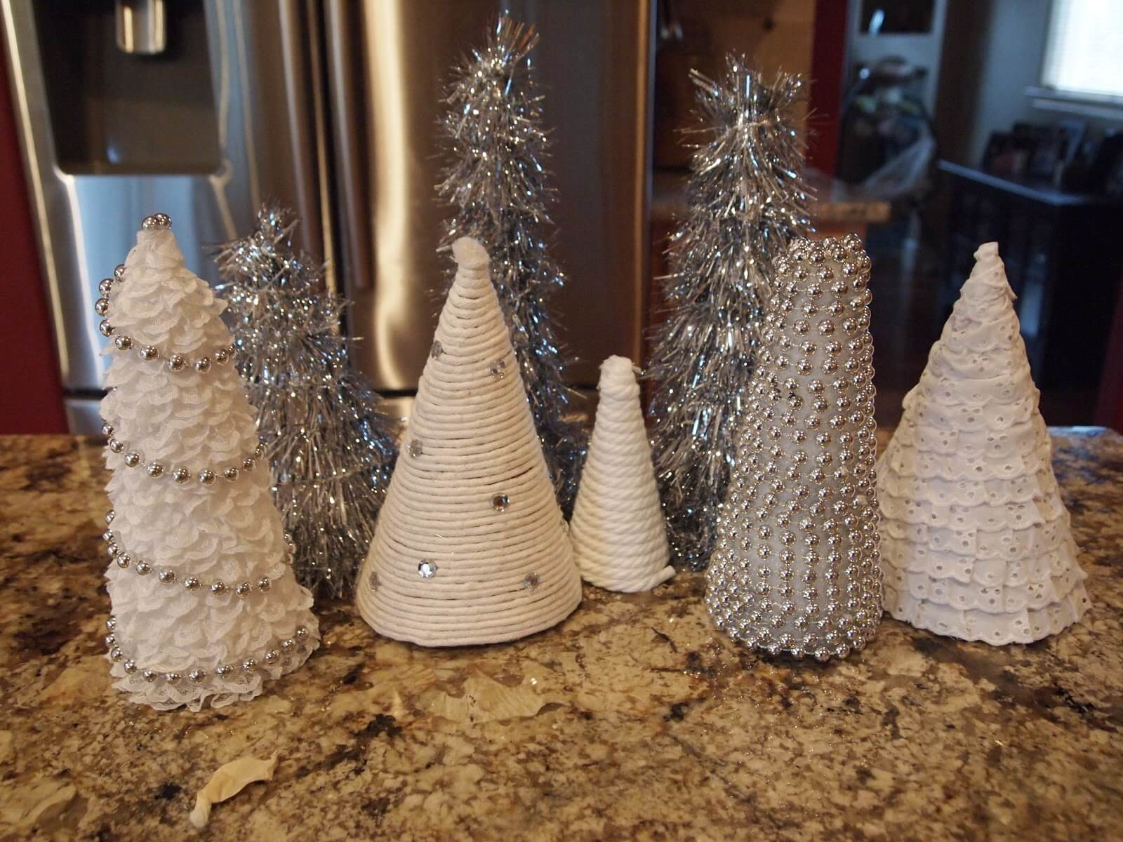 diy white christmas decorations