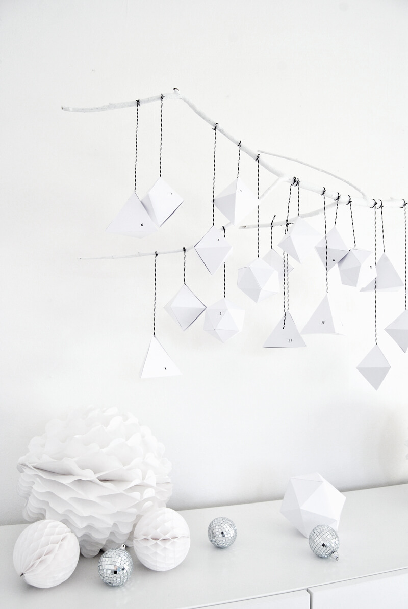 diy white christmas decorations