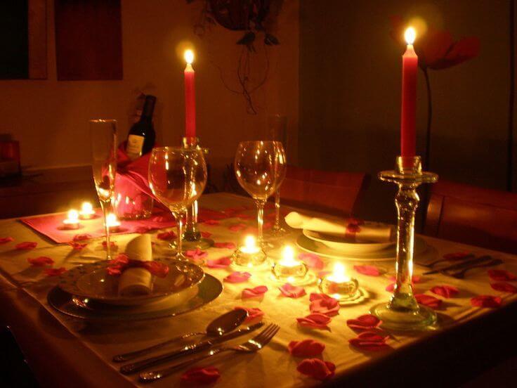 Valentine Decoration for restaurant 