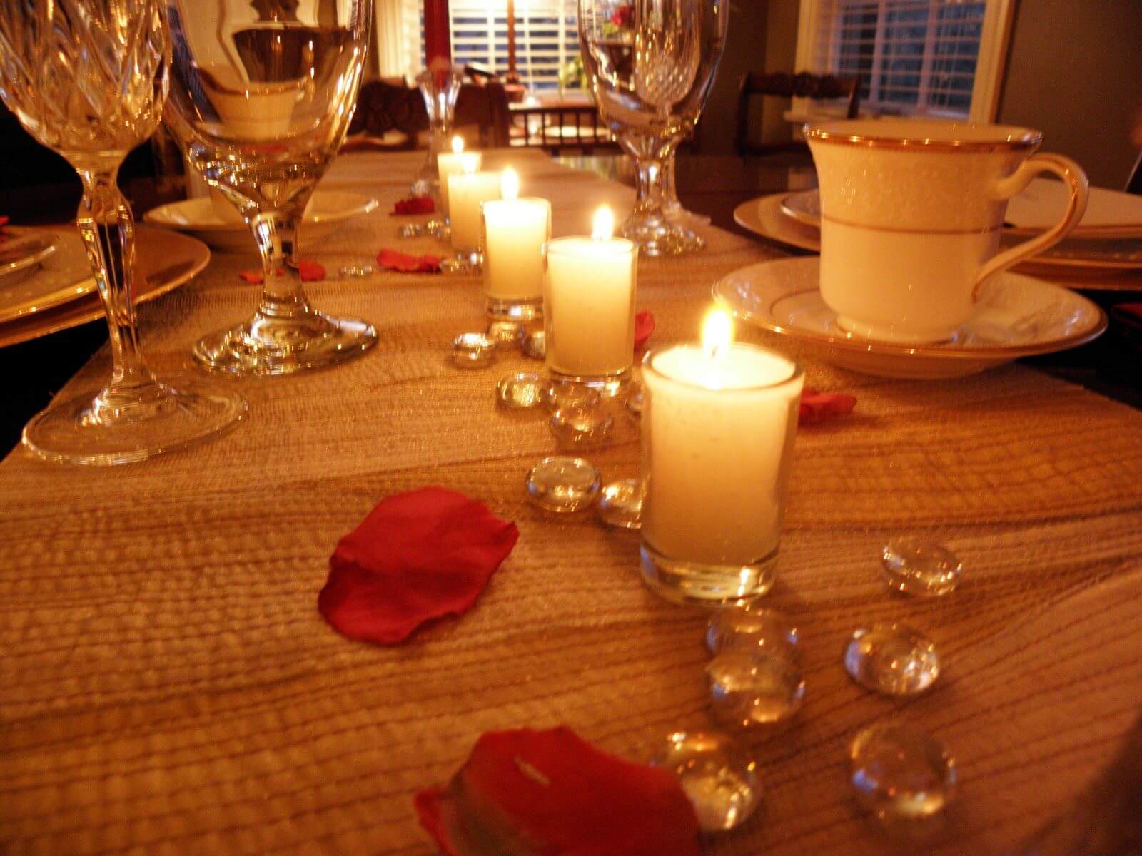 Valentine Decoration for restaurant 