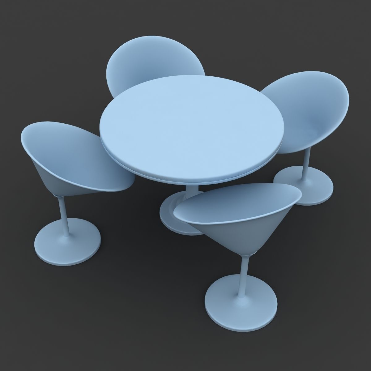 modern round chair