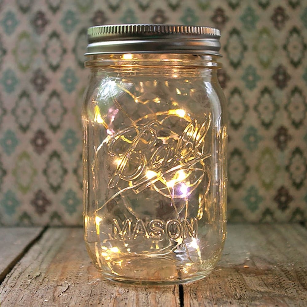 mason jar light DIY valentine gifts
