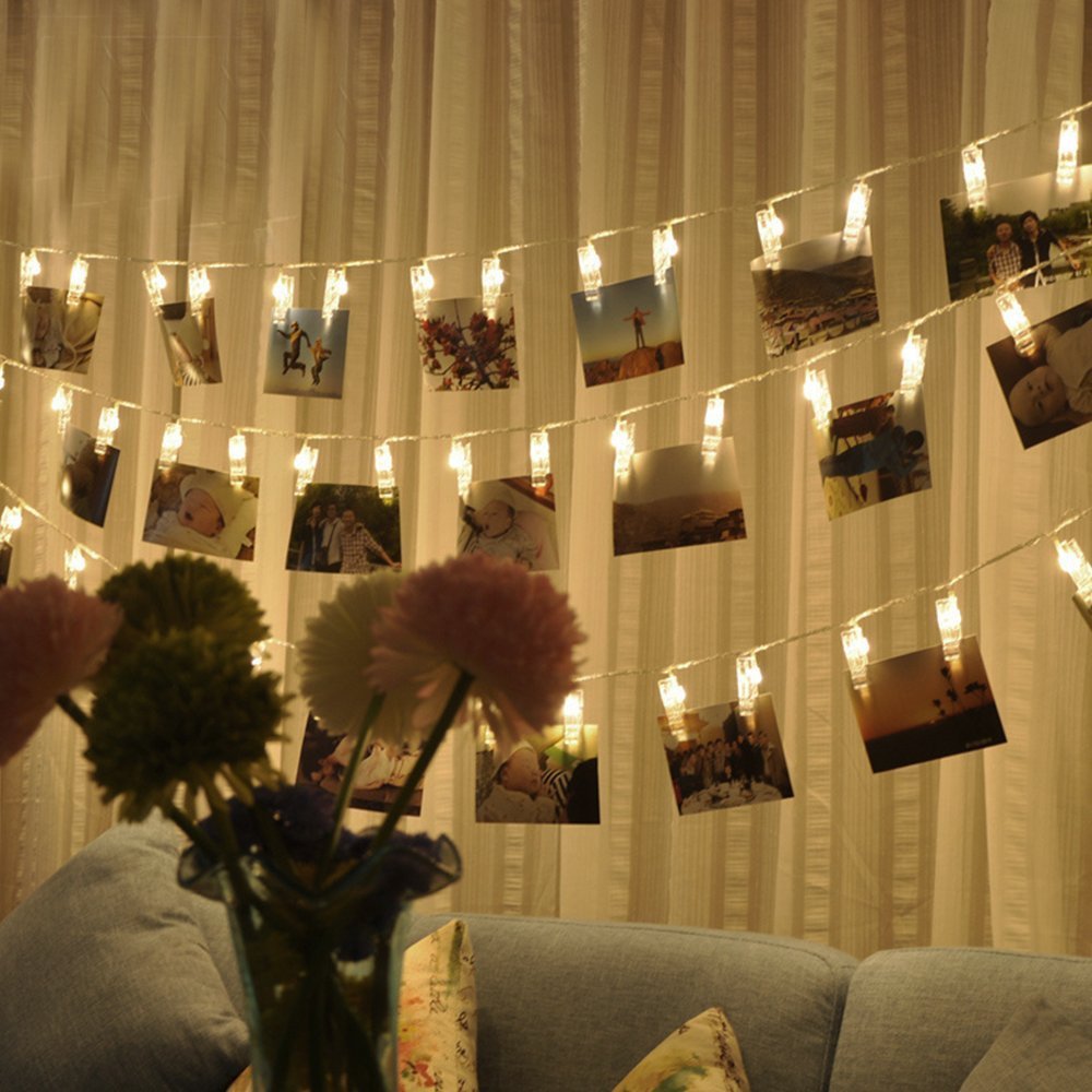 Led Photo Art Notes Hanging Clips Light Pack  DIY valentine gifts