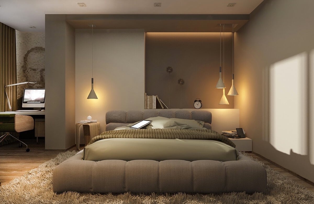 bedroom lighting design