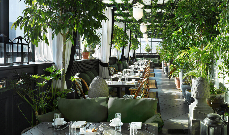 restaurant garden design