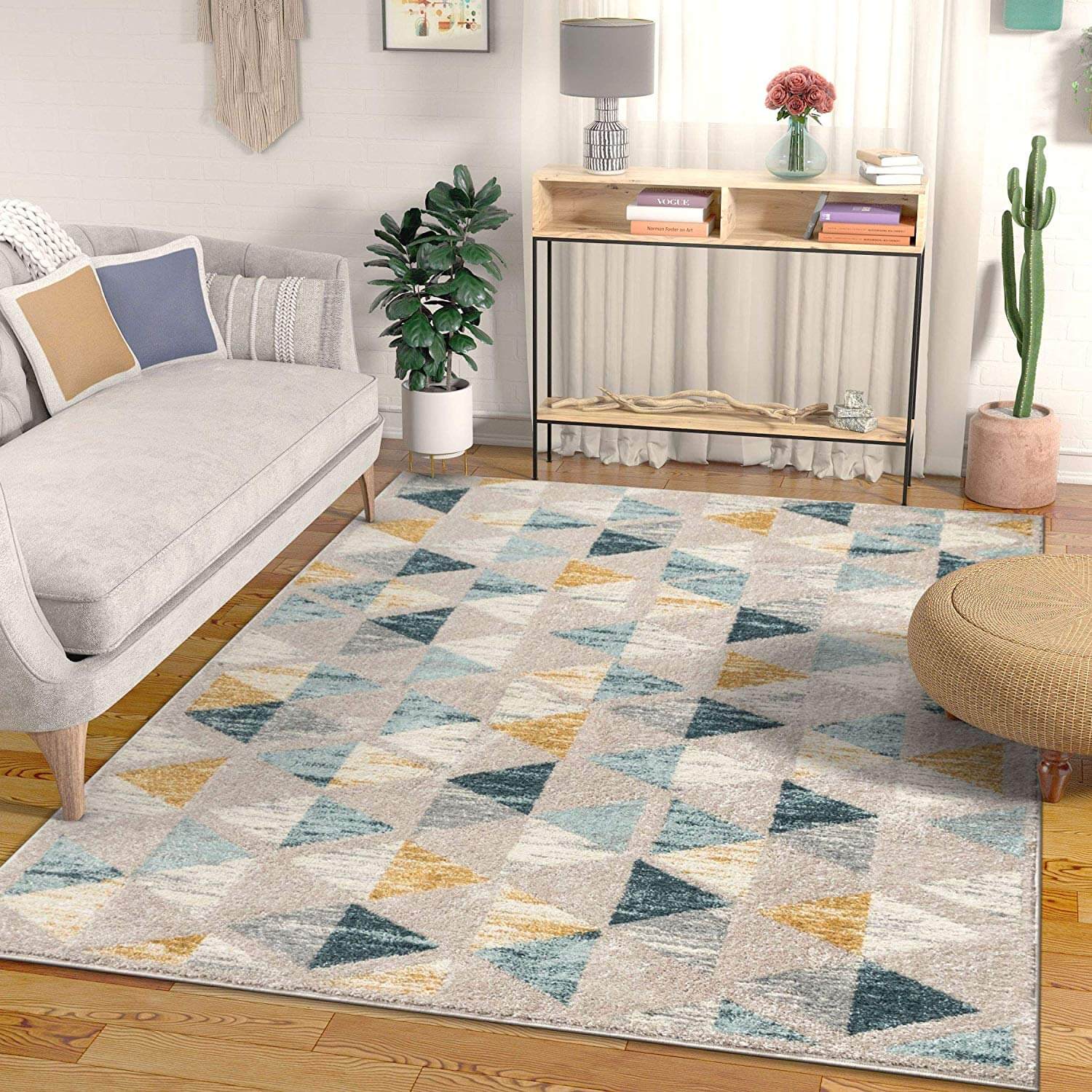 mid century modern area rugs