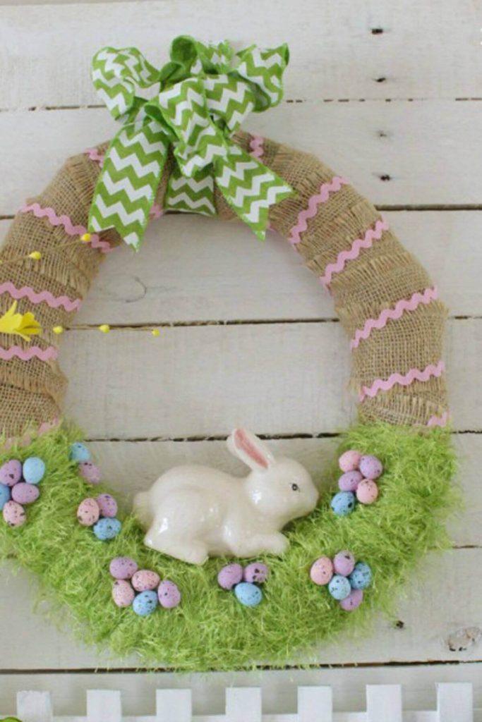 Make Your House Easter Ready With DIY Easter Wreaths - Architectures Ideas