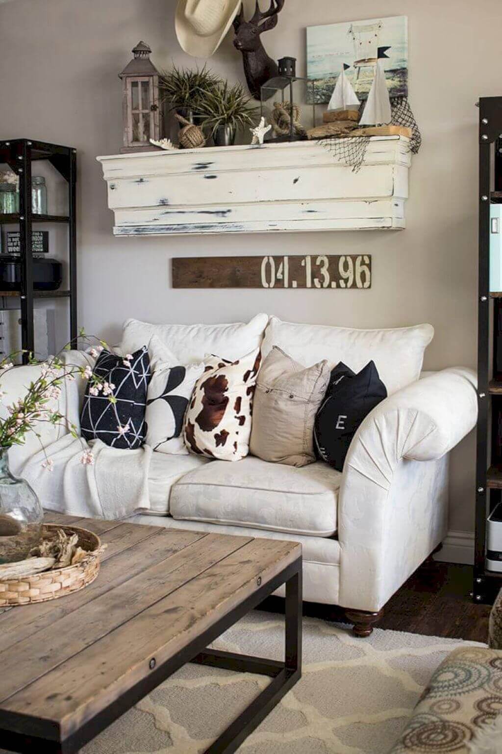 farmhouse living room design with A Little Bit of Fluff