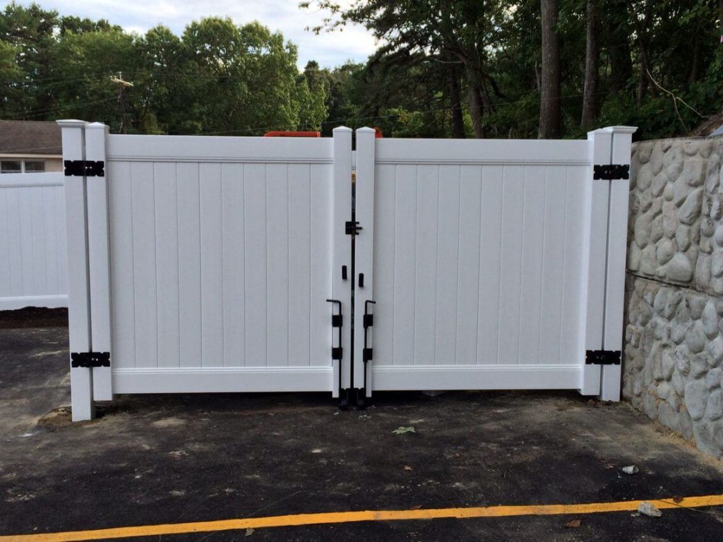  Double Vinyl Fence Gate