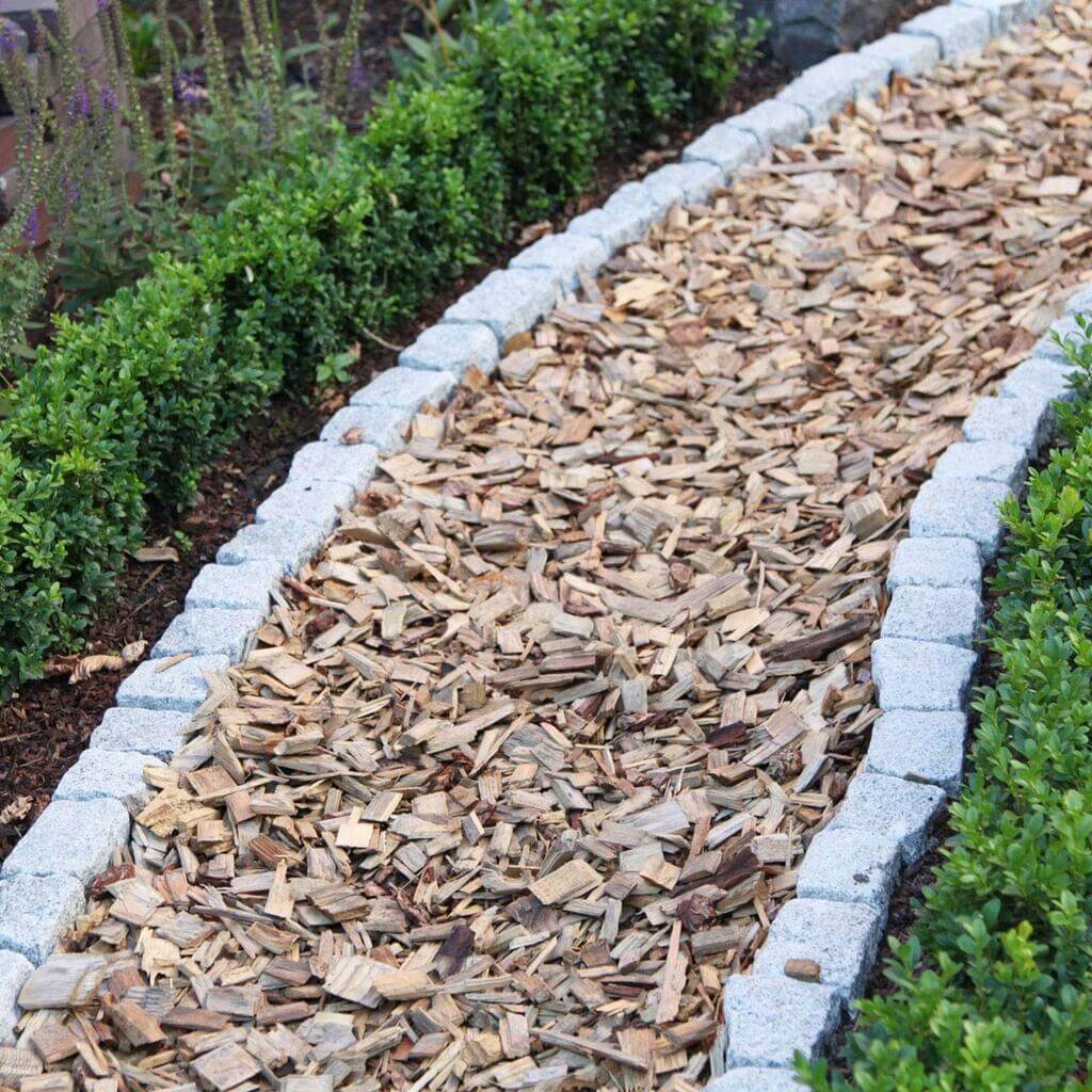 Cobblestones Garden Edging Ideas