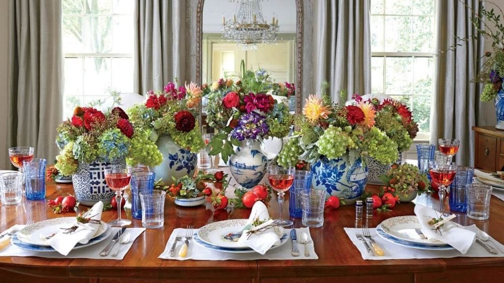 Flowers for thanksgiving dinner decoration ideas