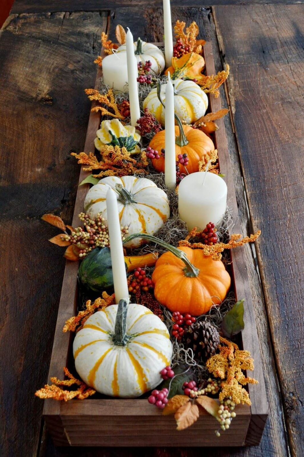 Centerpiece thanksgiving dinner decoration ideas