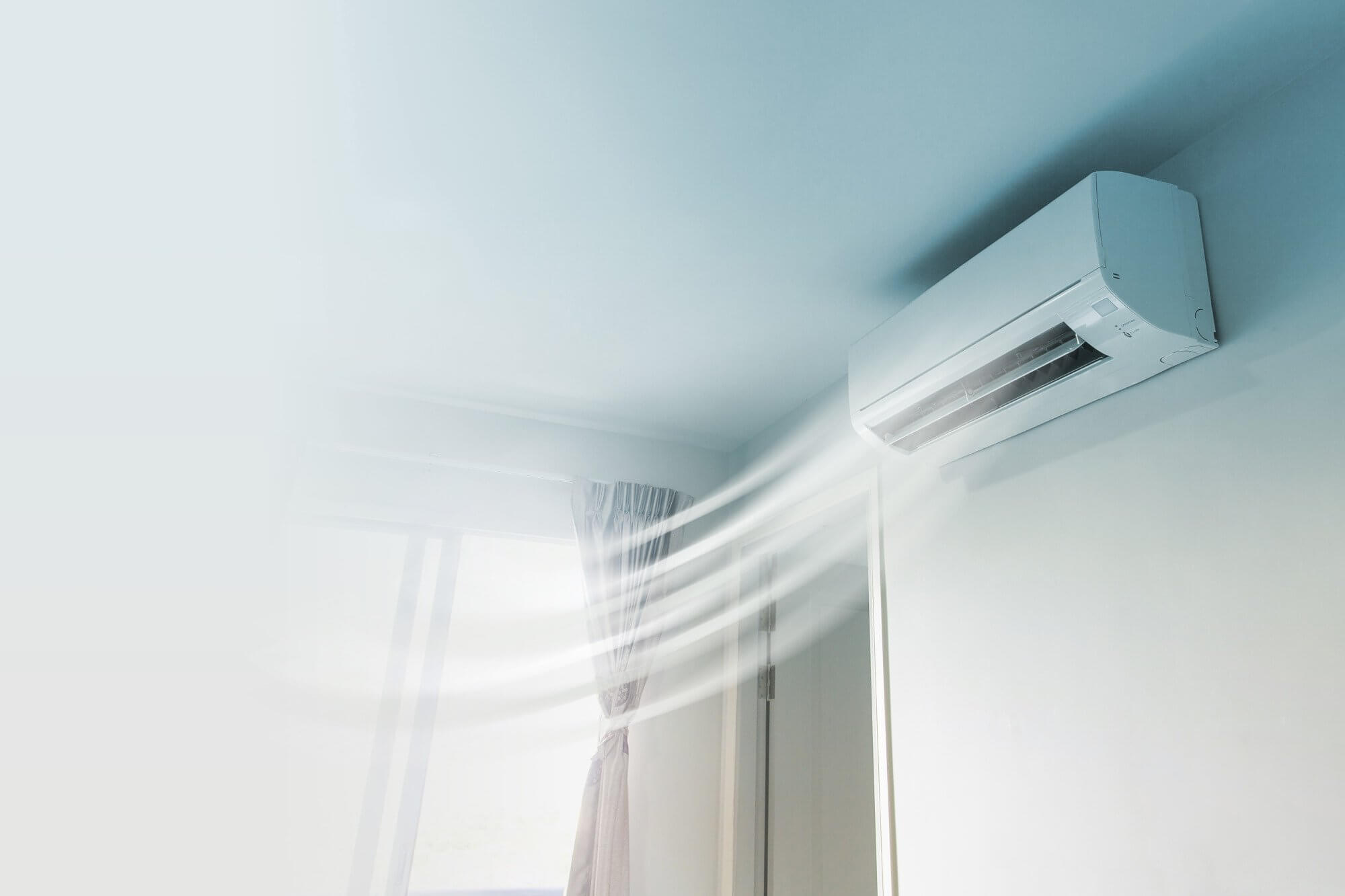 Air Conditioner air flow in a room