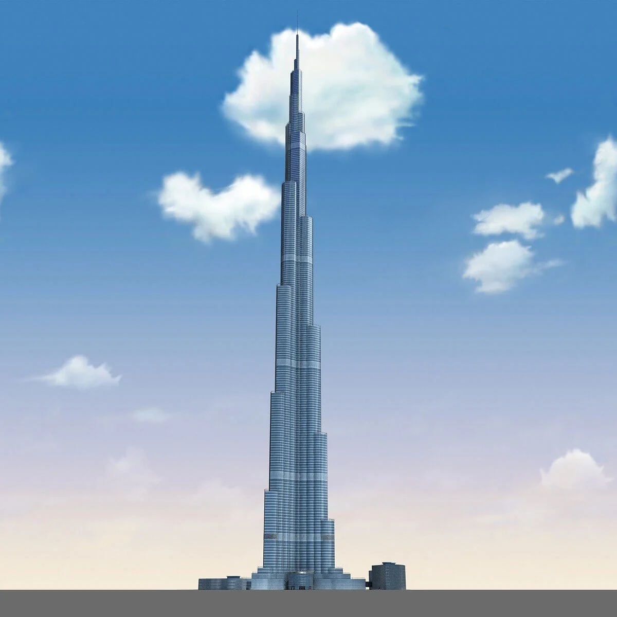  Burj Khalifa 3d models