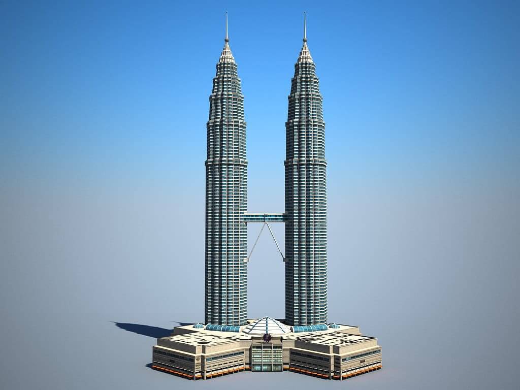 Petronas Twin Towers 3d models