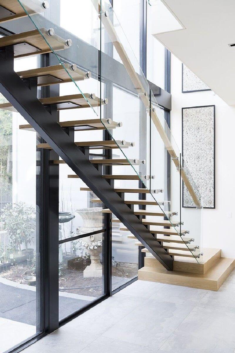 Sleek Modern Stair Railings