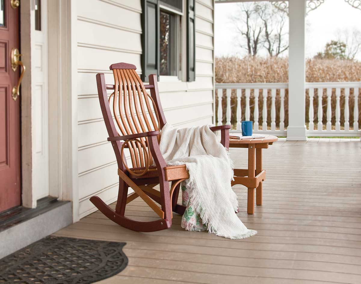 Solid Oak Wood Flooring In Front Porch