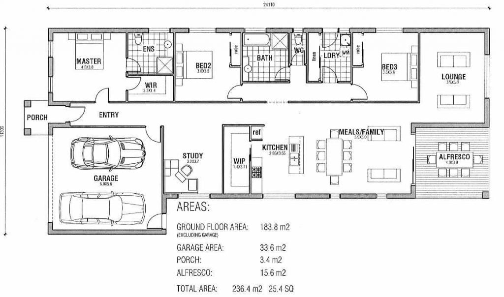 Floor Plans of Residential Building In Australia