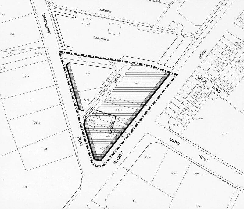 Site plan for Residential Building In Australia 