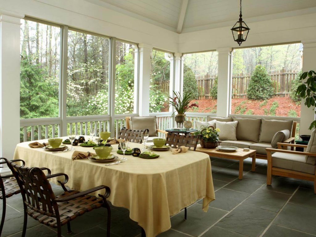 Delightful Dining Digs  in screen porch ideas