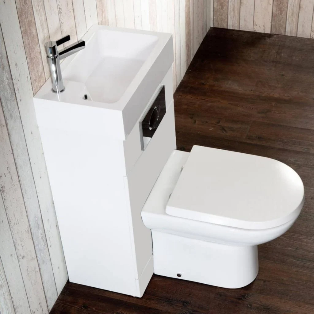 2-in-1 Washbasin and Toilet Unit
