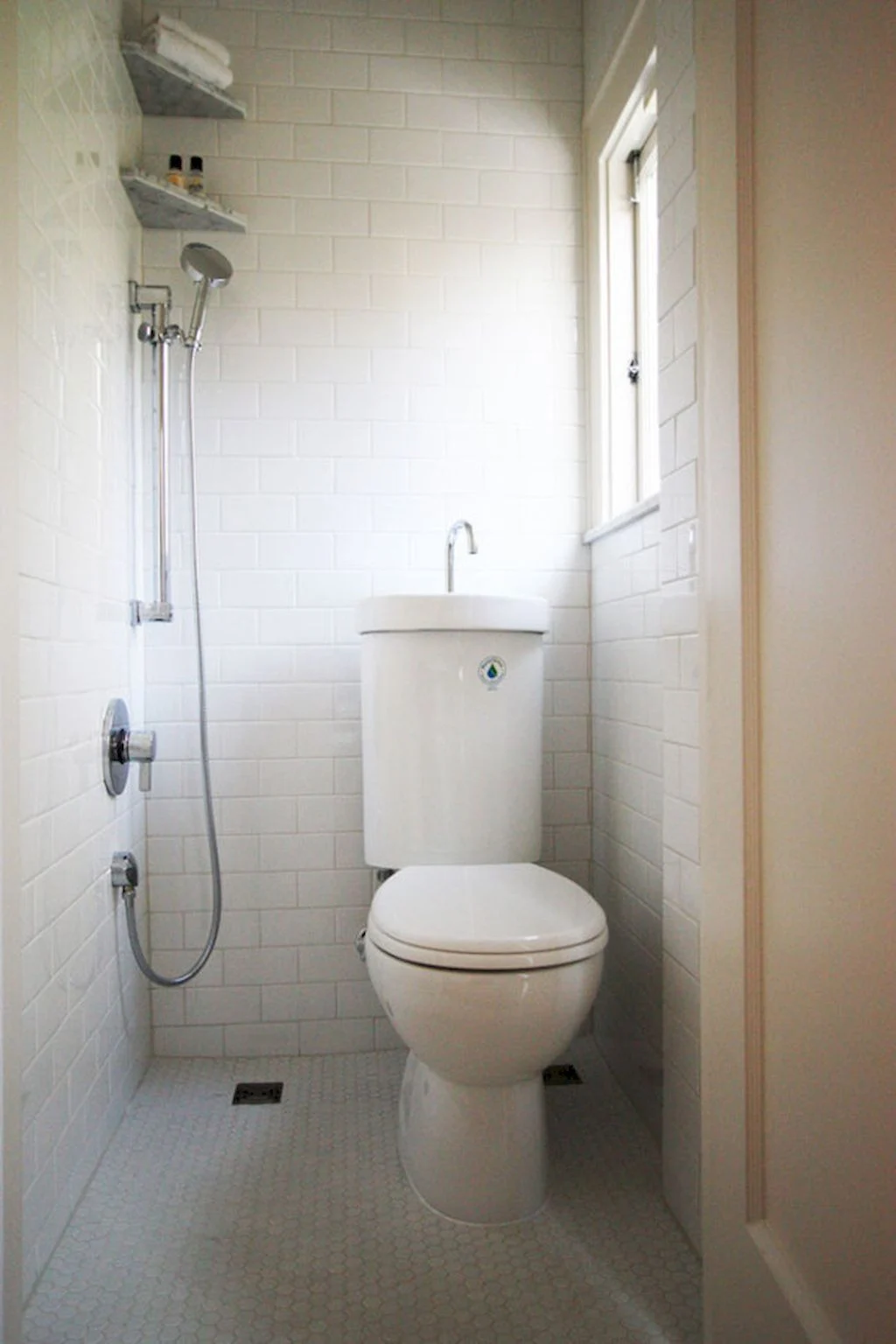 Compact Toilet/Sink Combo and a Shower
