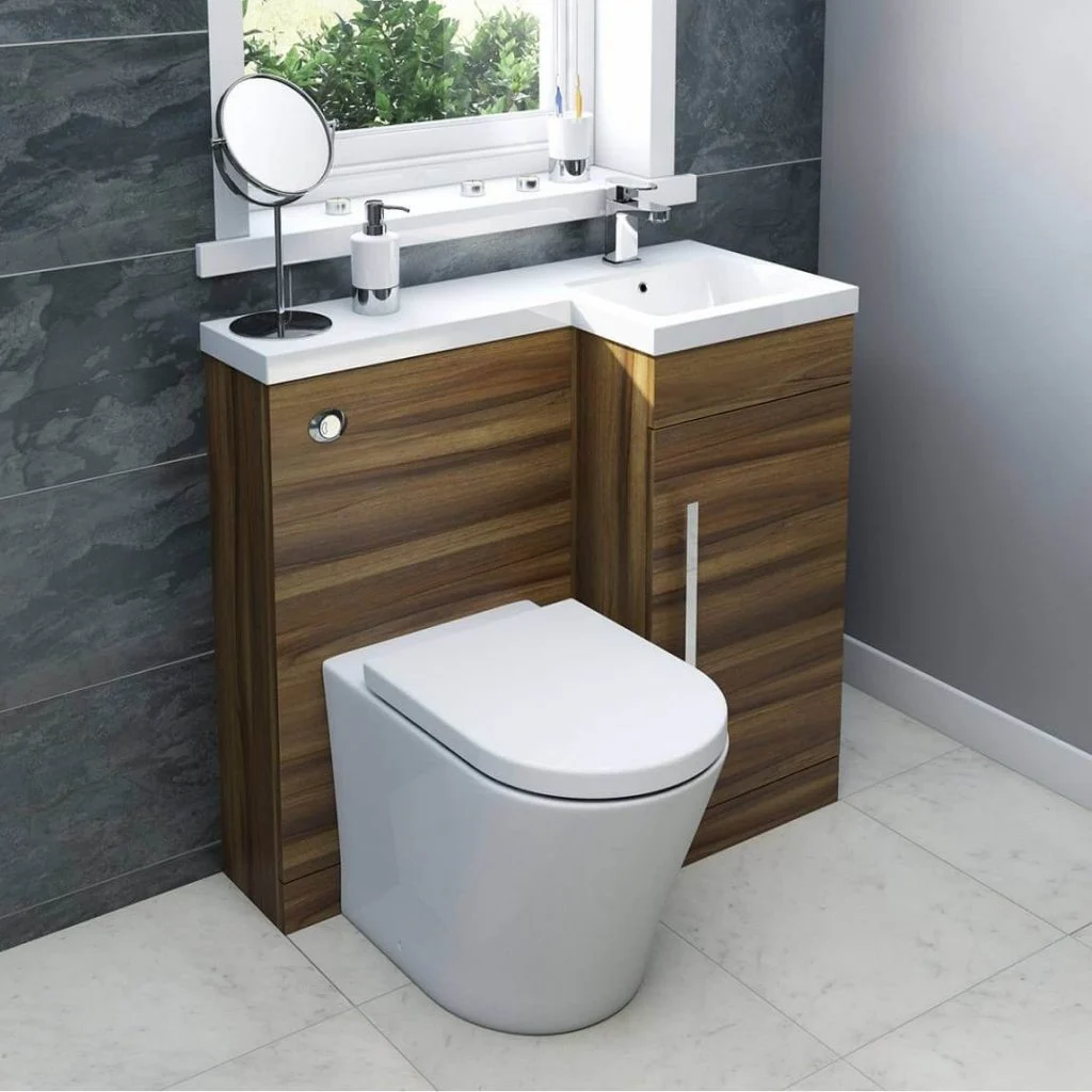 Contemporary Toilet-Basin Combo