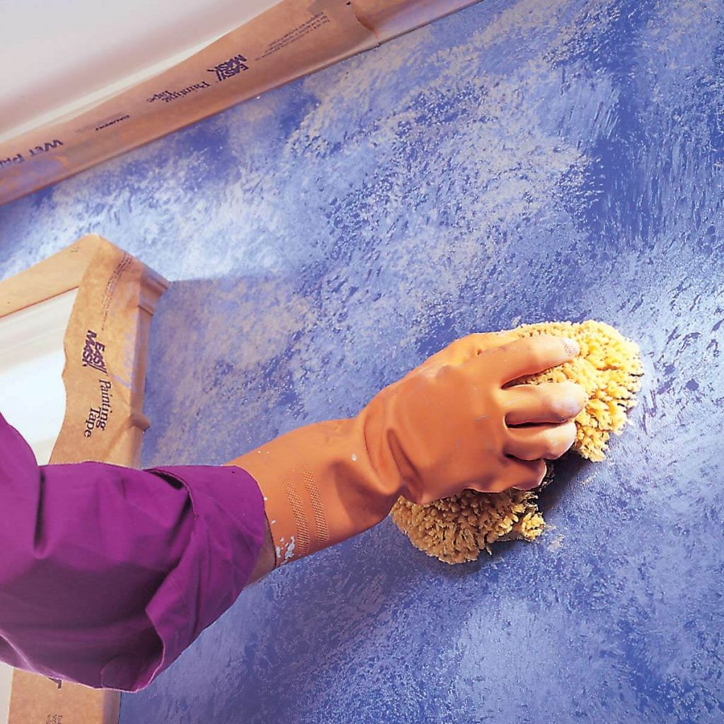 How to Texture a Wall with a Sponge