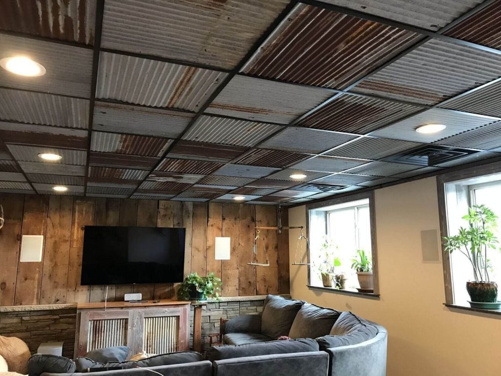 Corrugated Metal Ceiling
