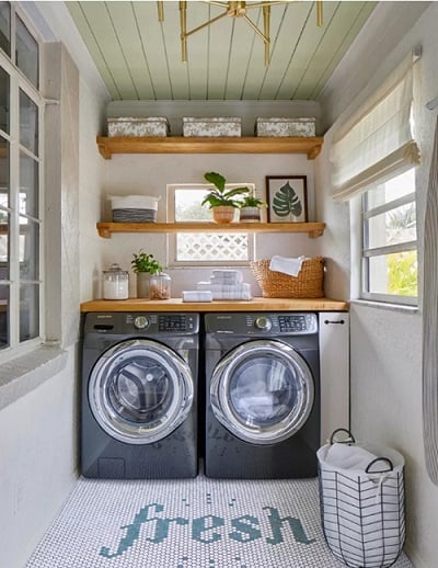 Single Walled Laundry Room