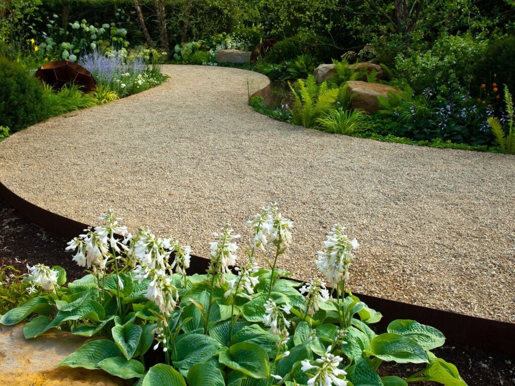 Use scaffold boards or remaining tiles to create a pathway
