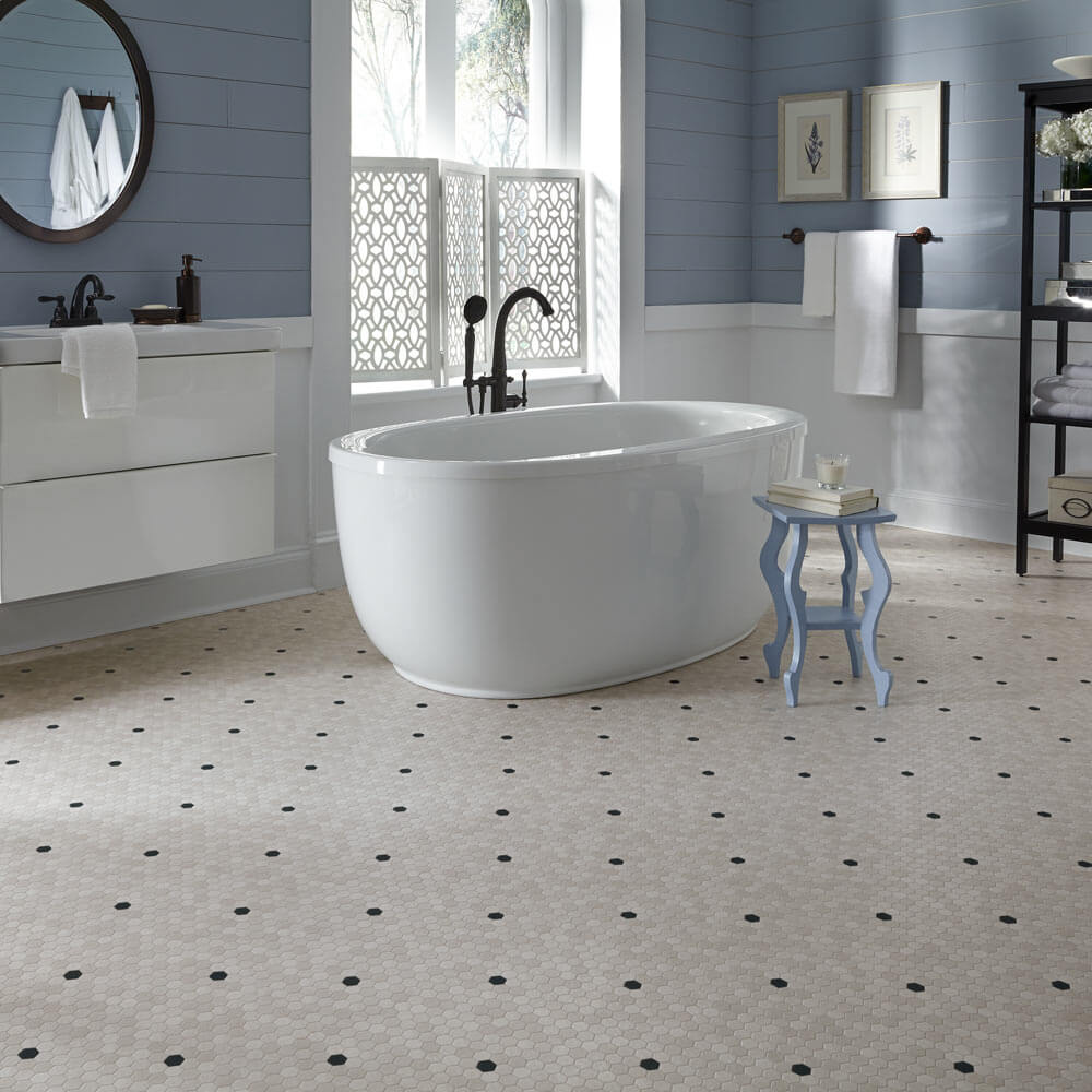 Porcelain Tile flooring for bathroom