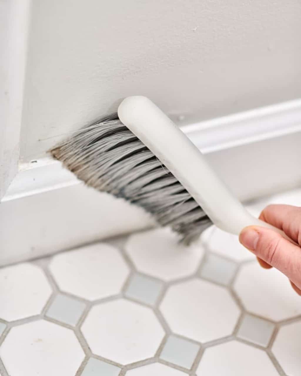 Clean Baseboards with Broom
